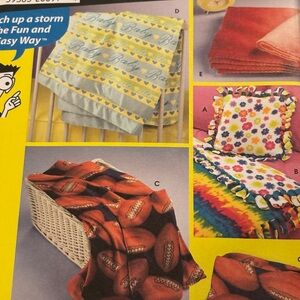 Vintage Rare Find Simplicity 5854 Blankets Sewing for Dummies